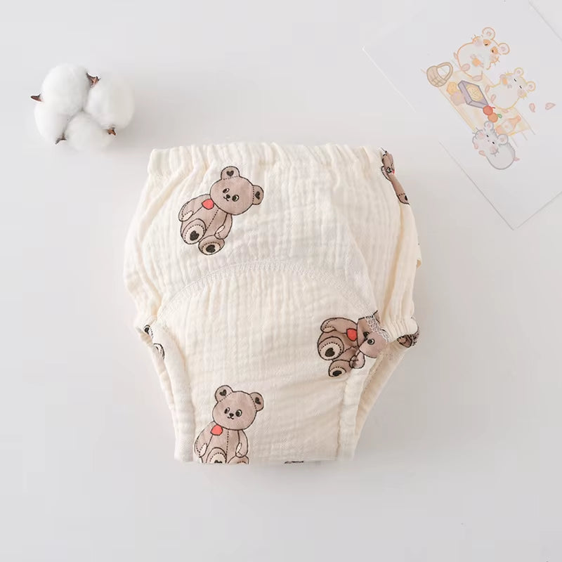 New Cotton Baby Waterproof Reusable Training Pants Baby Diaper Infant Shorts Nappies Panties Nappy Changing Underwear Cloth